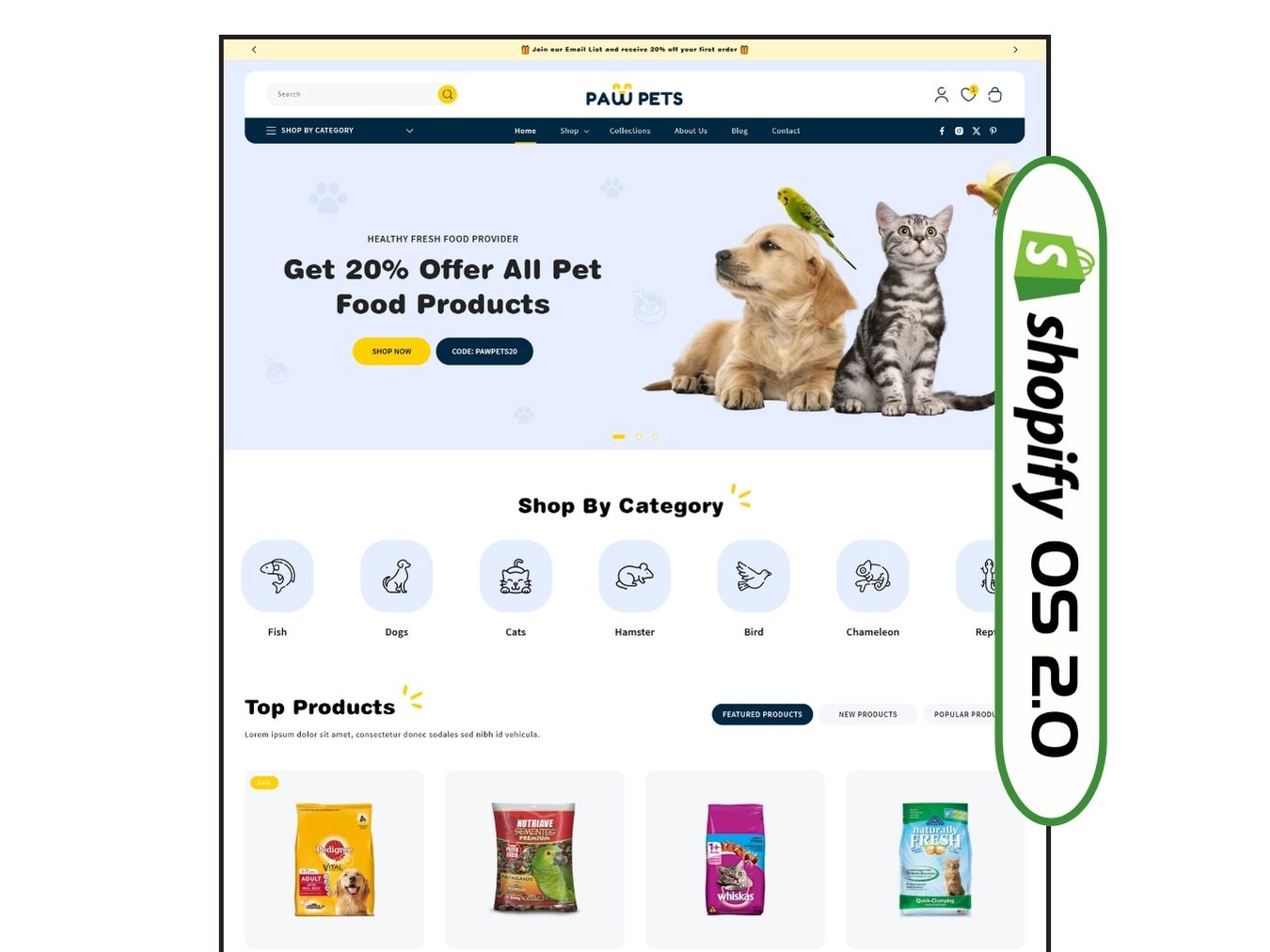 PawPets SHOP - Best Pet Store | Shopify 2.0 Theme