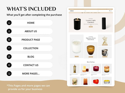 Candle - Luxurious Candle Template | Shopify 2.0 Template