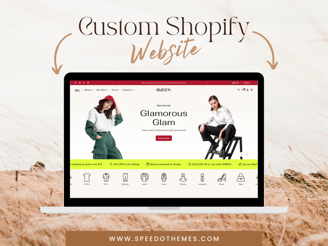 Custom Shopify Website – Speedo Themes IN
