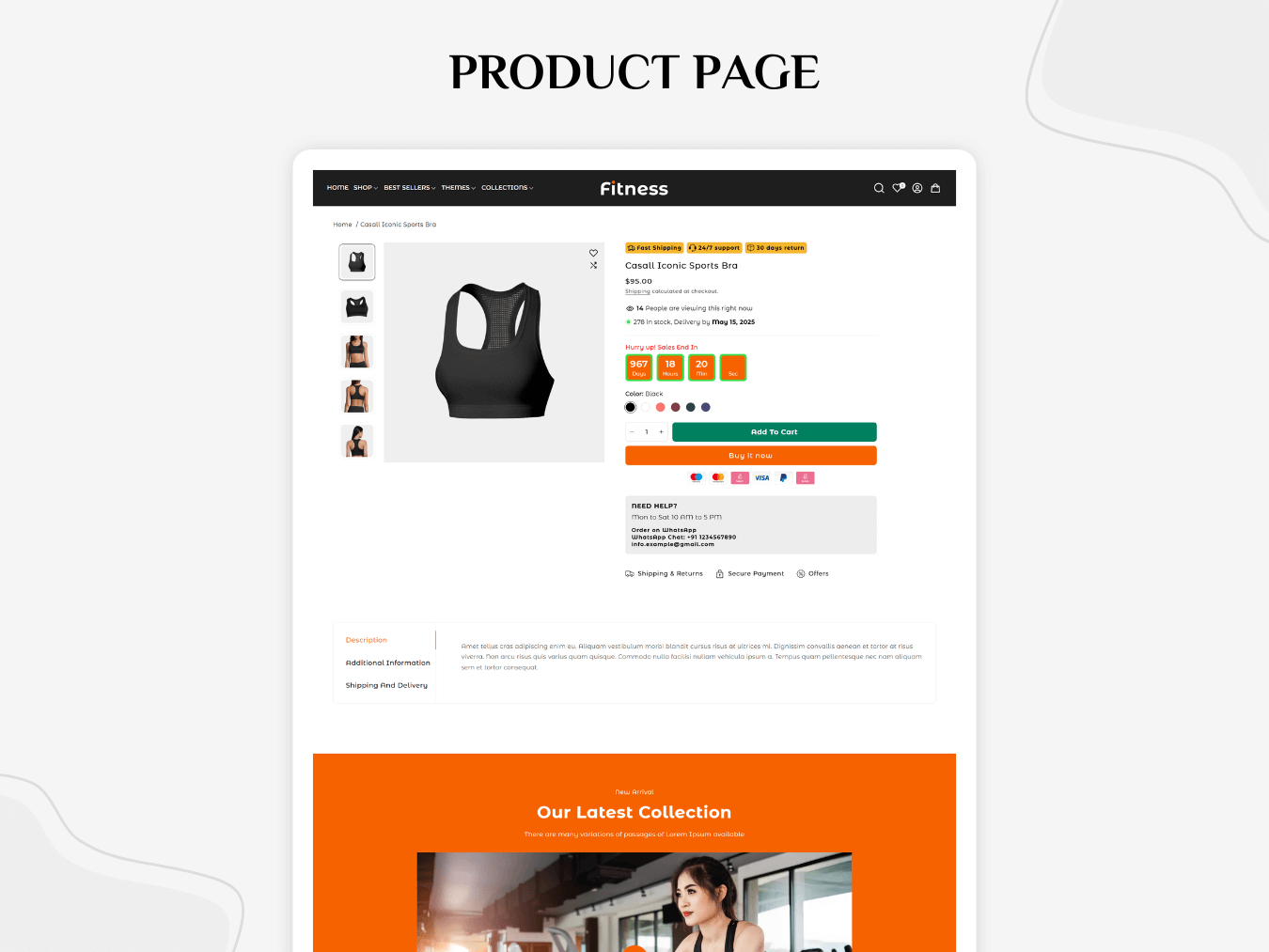 Fitness Equipment & Gym Clothing | Shopify 2.0 Theme