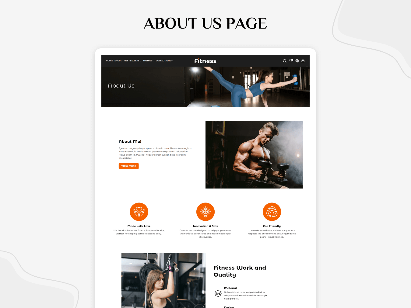 Fitness Equipment & Gym Clothing | Shopify 2.0 Theme