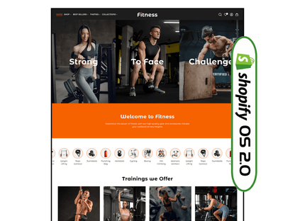 Fitness Equipment & Gym Clothing | Shopify 2.0 Theme