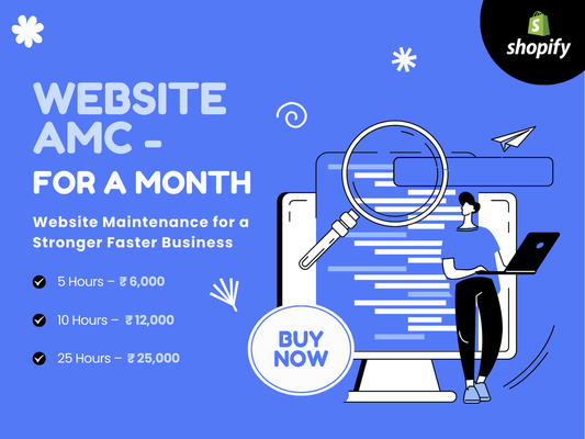 Shopify Website AMC - For A Month