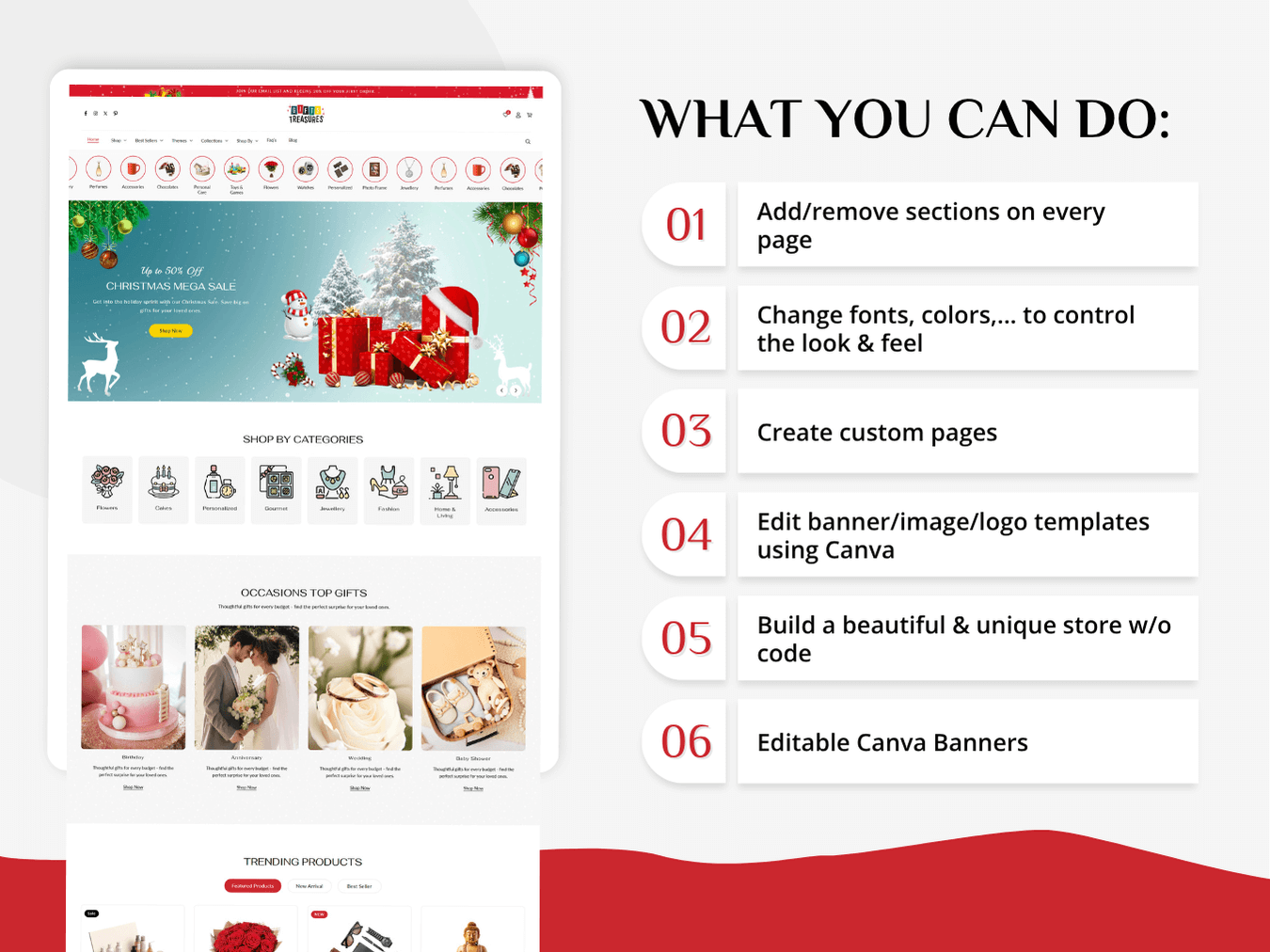 Gifts Treasures - Shopify Gifts 2.0 Theme