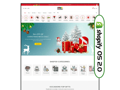 Gifts Treasures - Shopify Gifts 2.0 Theme