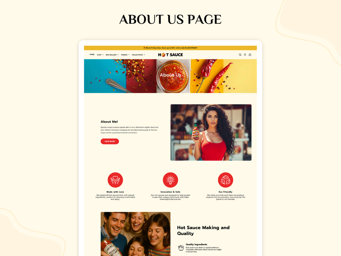 Hot Sauce - Best Sauce Shop | Shopify 2.0 Theme