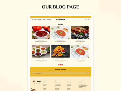 Hot Sauce - Best Sauce Shop | Shopify 2.0 Theme