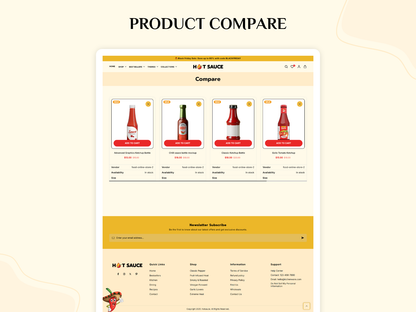 Hot Sauce - Best Sauce Shop | Shopify 2.0 Theme