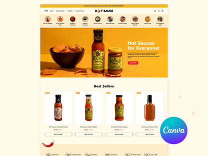 Hot Sauce - Best Sauce Shop | Shopify 2.0 Theme