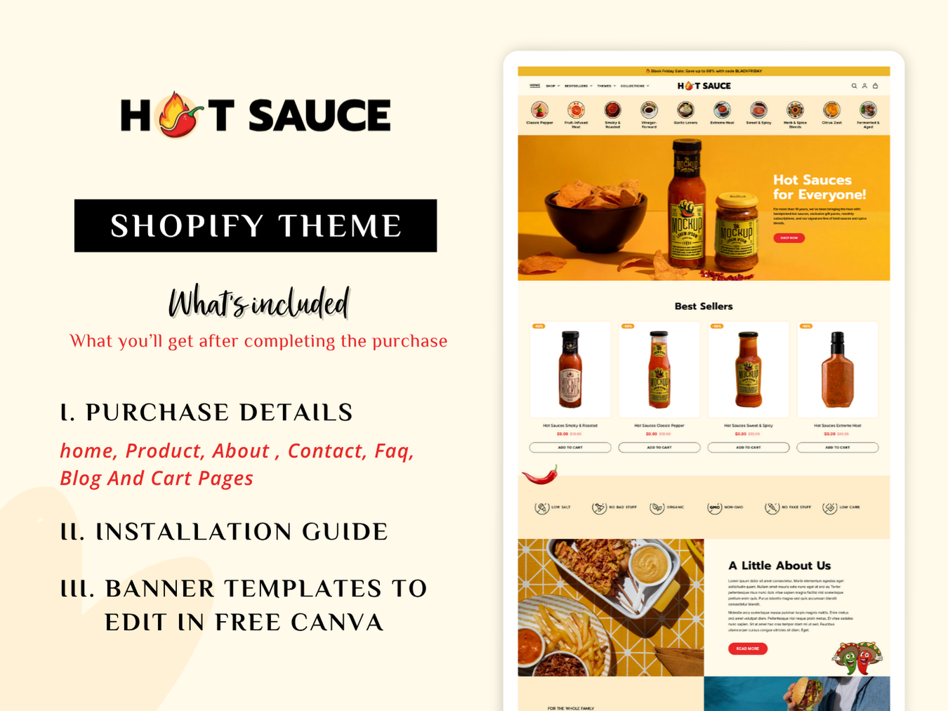 Hot Sauce - Best Sauce Shop | Shopify 2.0 Theme