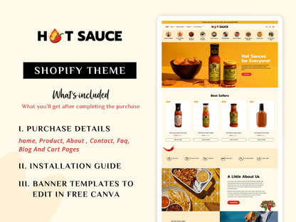 Hot Sauce - Best Sauce Shop | Shopify 2.0 Theme