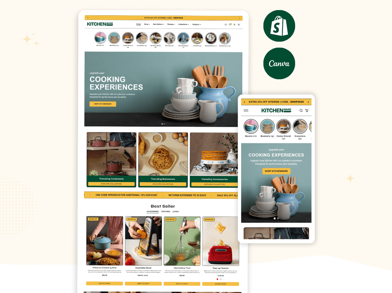 Best Kitchen Ware Store | Shopify 2.0 Template