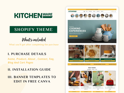 Best Kitchen Ware Store | Shopify 2.0 Template
