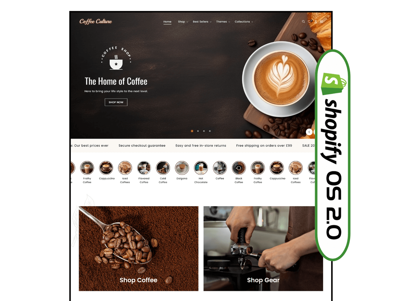 Coffee Culture - Best Coffee Theme | Shopify 2.0 Theme