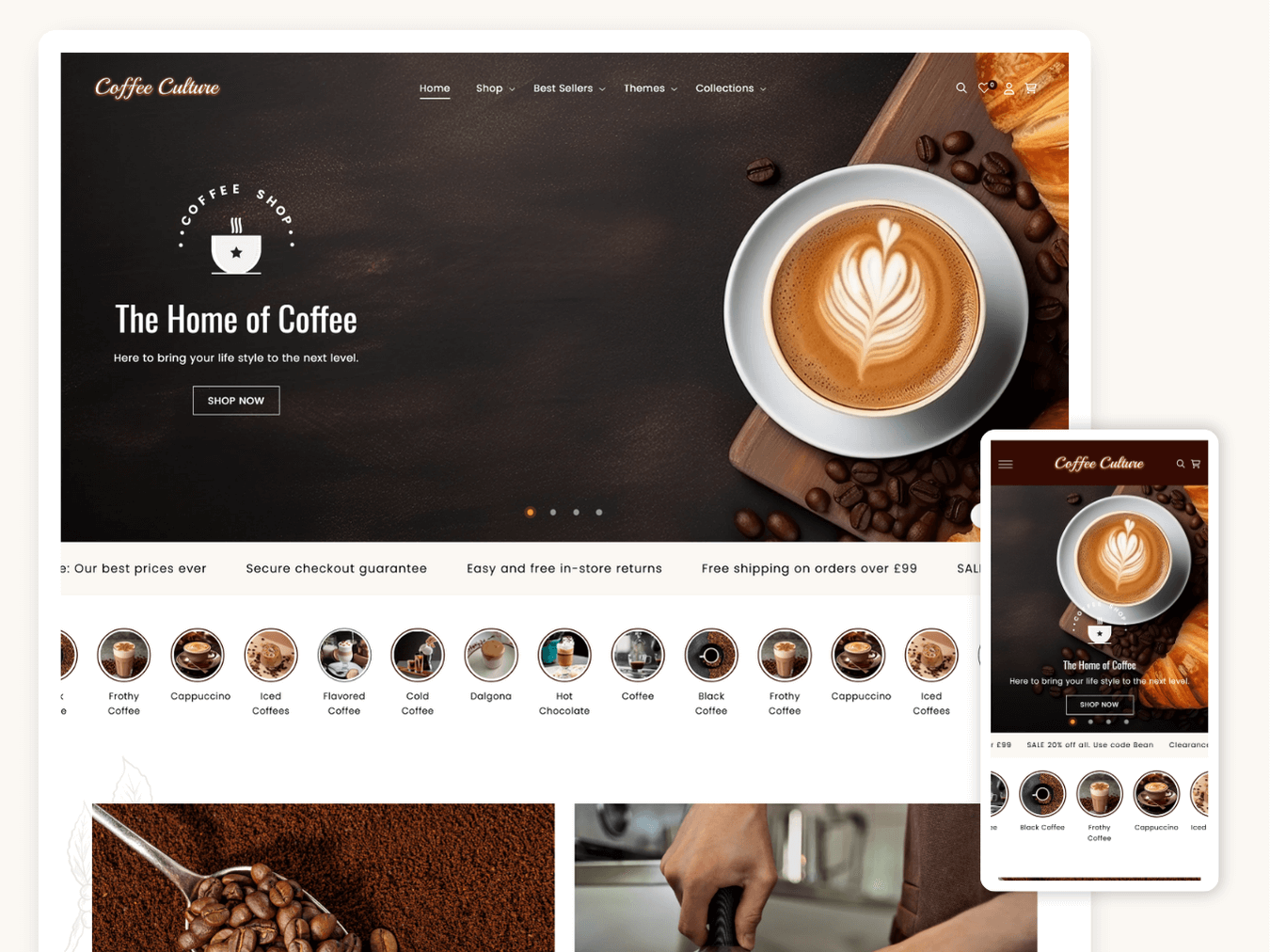 Coffee Culture - Best Coffee Theme | Shopify 2.0 Theme