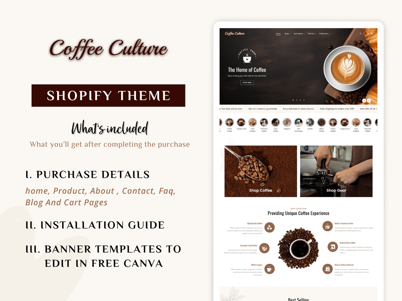 Coffee Culture - Best Coffee Theme | Shopify 2.0 Theme