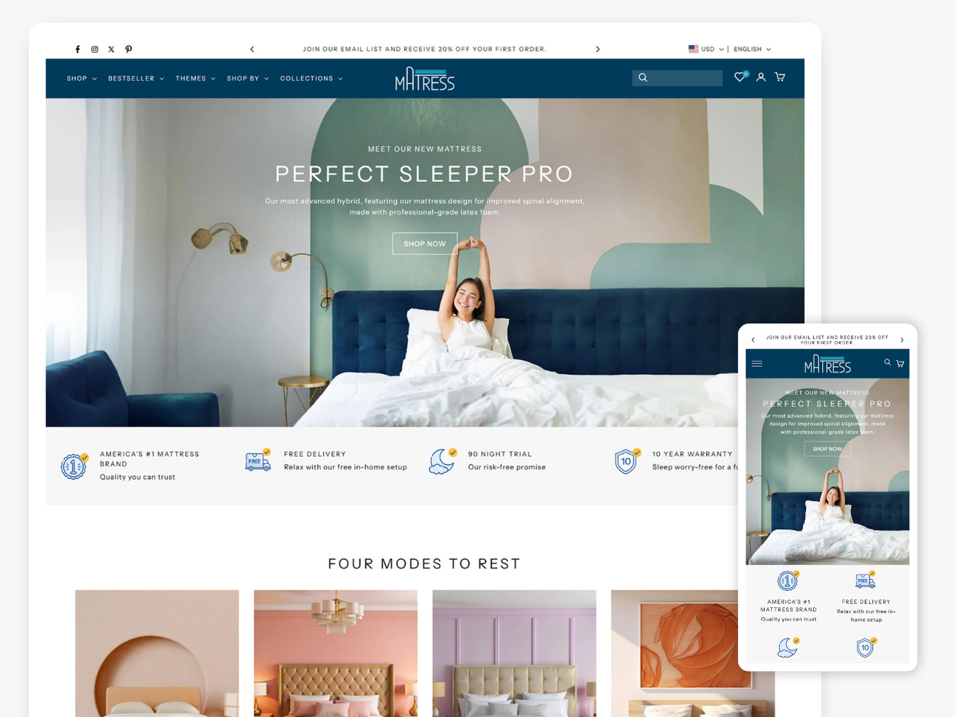 Matress - Best Mattress Store | Shopify 2.0 Theme