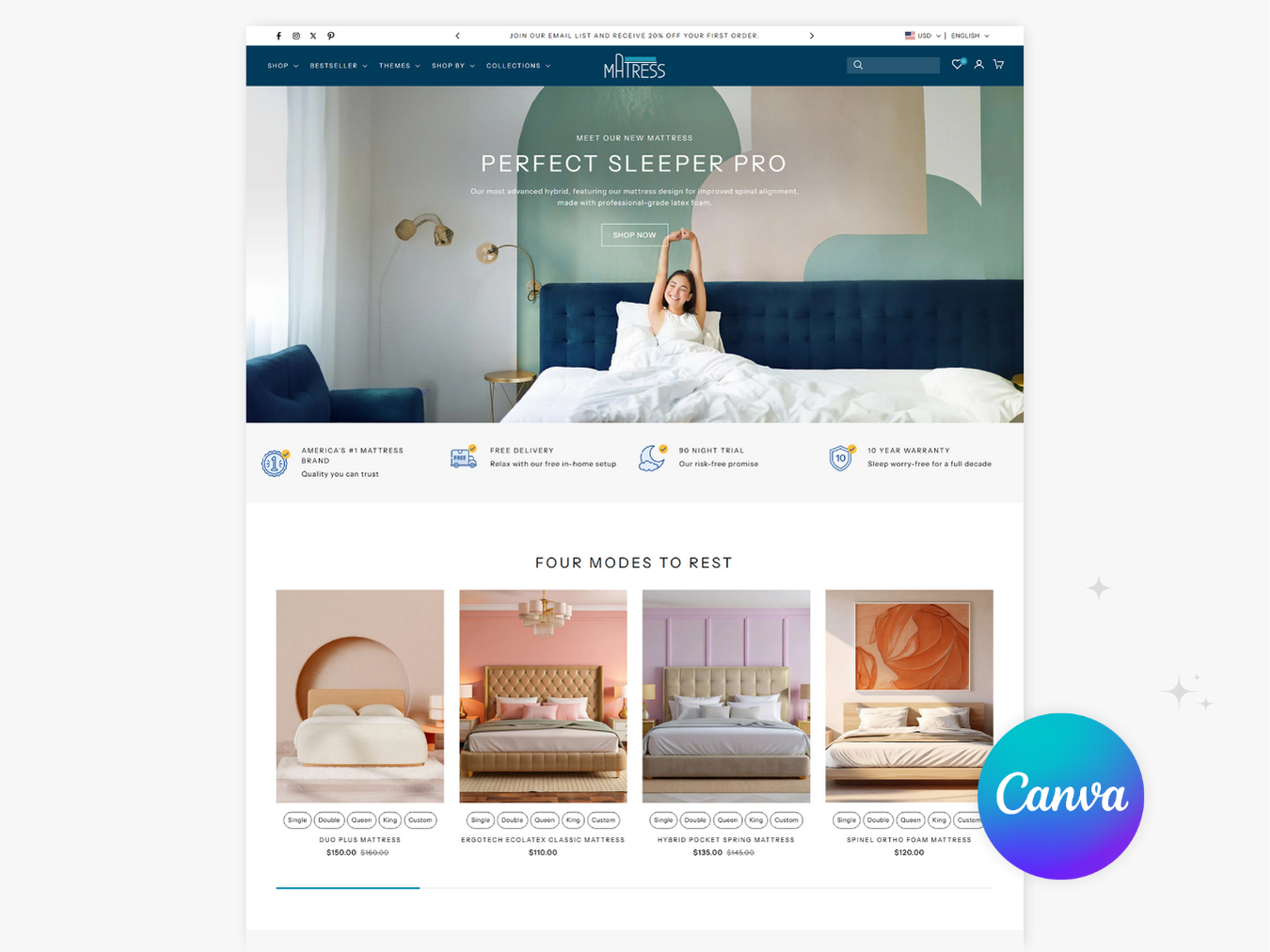 Matress - Best Mattress Store | Shopify 2.0 Theme