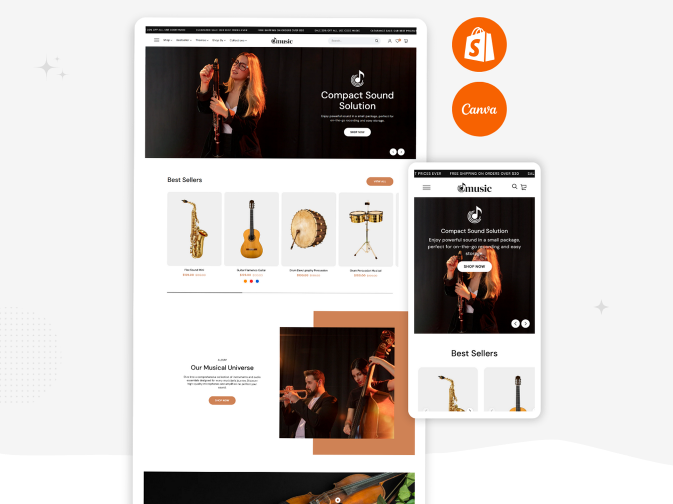 Music - Musical Instruments Store | Shopify 2.0 Theme