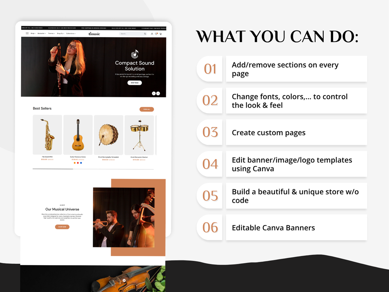 Music - Musical Instruments Store | Shopify 2.0 Theme