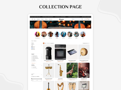 Music - Musical Instruments Store | Shopify 2.0 Theme