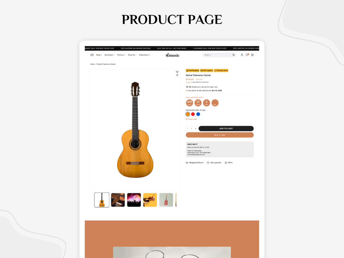Music - Musical Instruments Store | Shopify 2.0 Theme