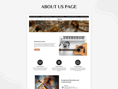 Music - Musical Instruments Store | Shopify 2.0 Theme