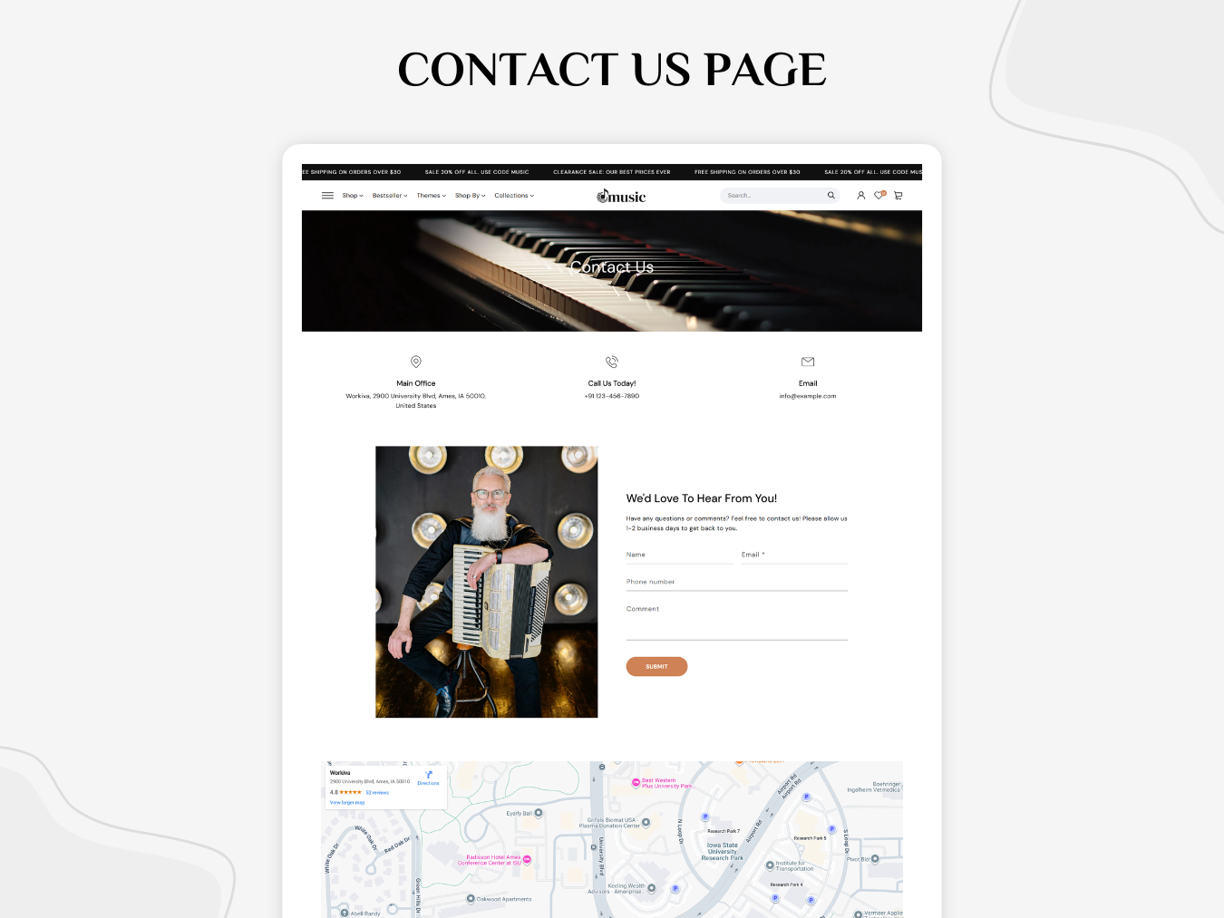 Music - Musical Instruments Store | Shopify 2.0 Theme