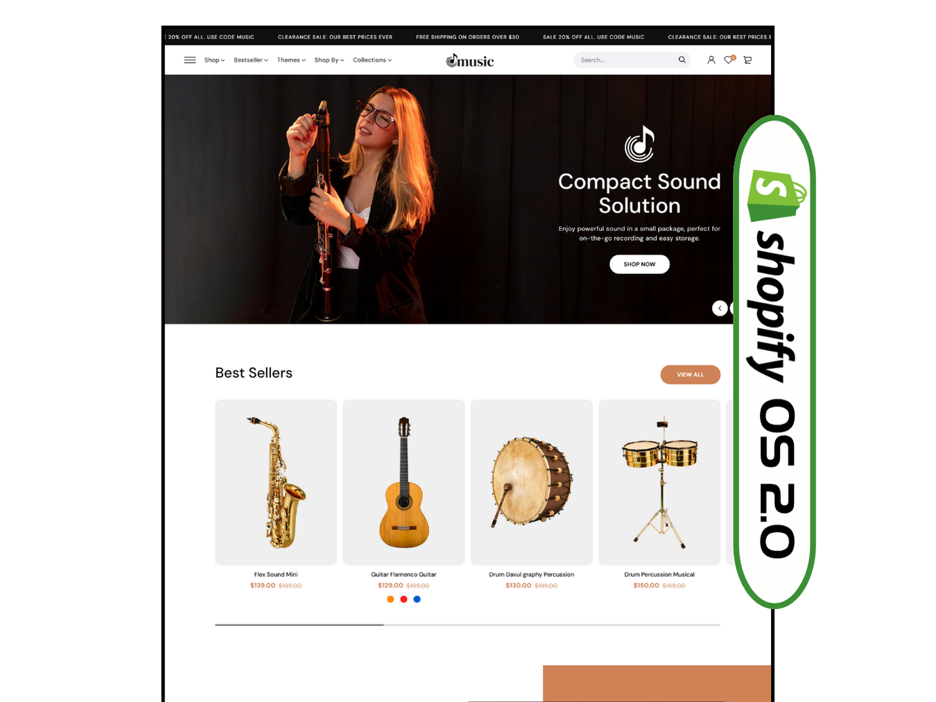 Music - Musical Instruments Store | Shopify 2.0 Theme