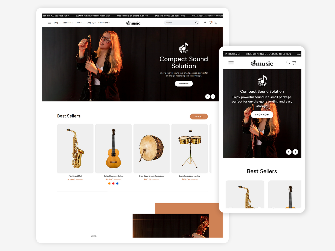 Music - Musical Instruments Store | Shopify 2.0 Theme