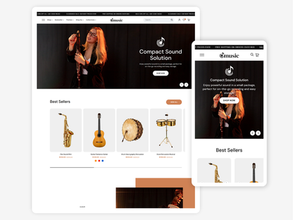 Music - Musical Instruments Store | Shopify 2.0 Theme