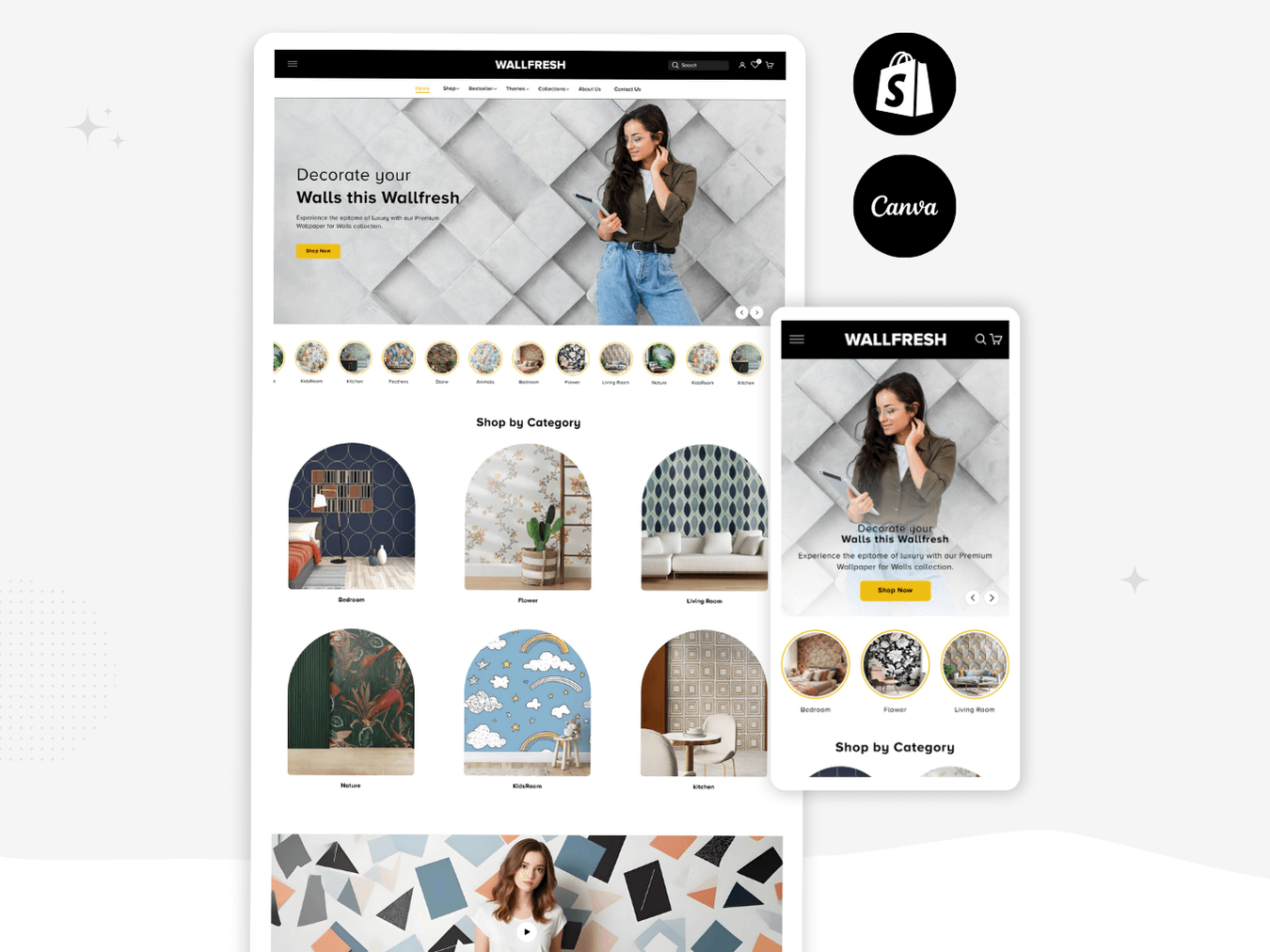WallFresh - Premium Shopify Wallpaper Themes | Shopify 2.0 Theme