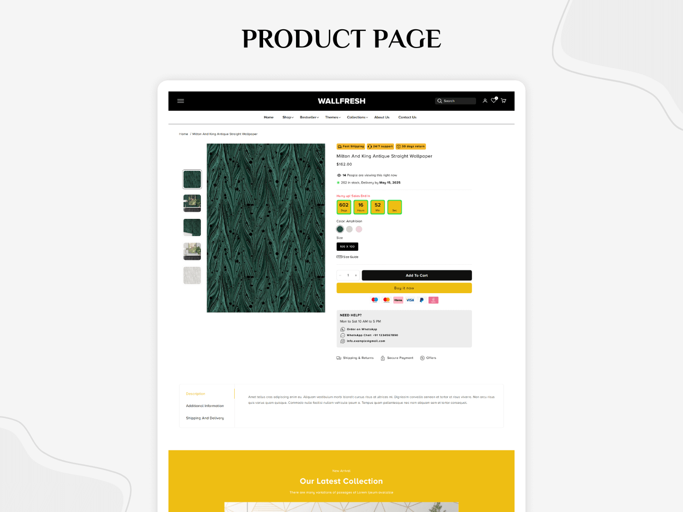 WallFresh - Premium Shopify Wallpaper Themes | Shopify 2.0 Theme
