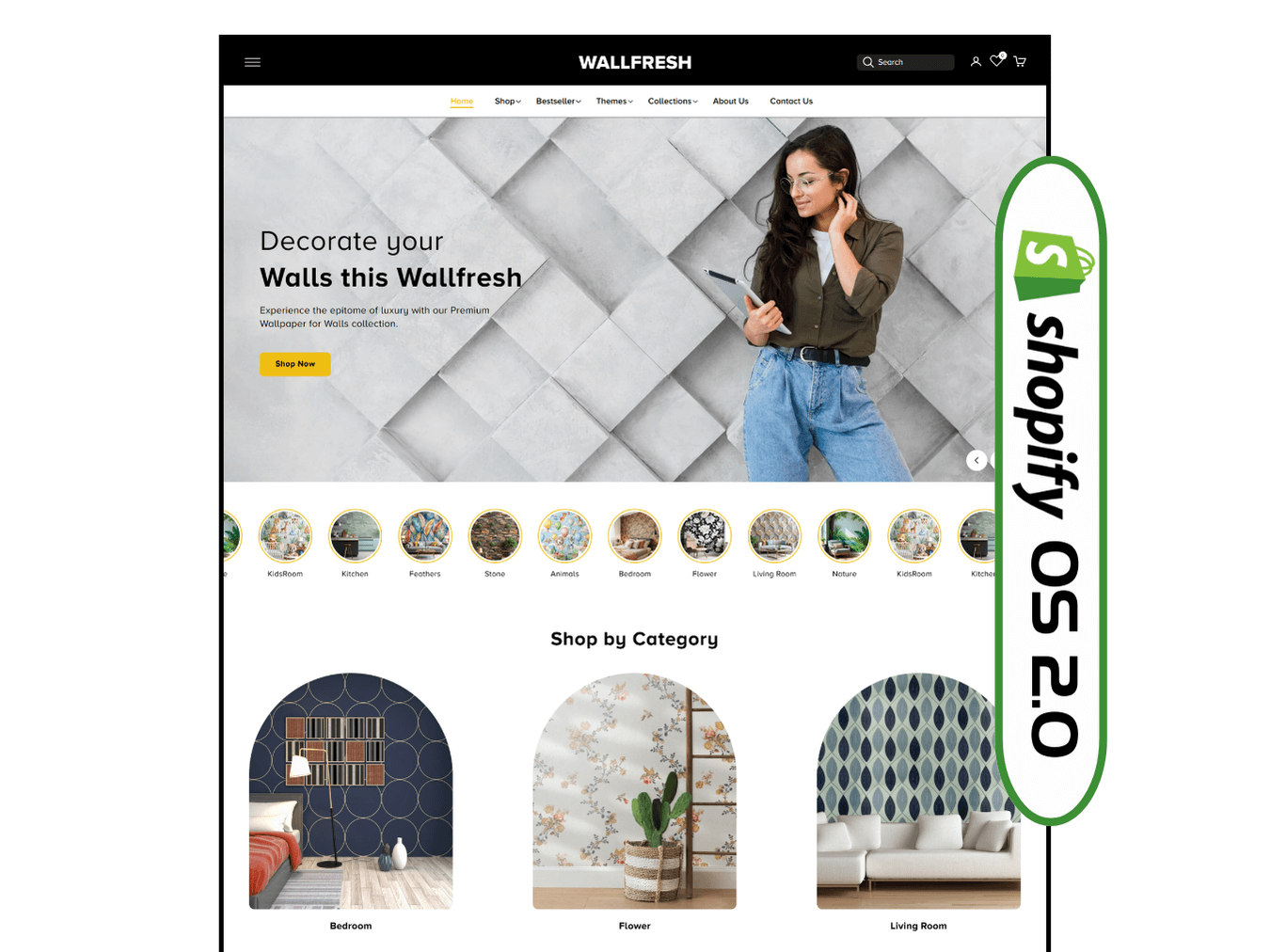 WallFresh - Premium Shopify Wallpaper Themes | Shopify 2.0 Theme
