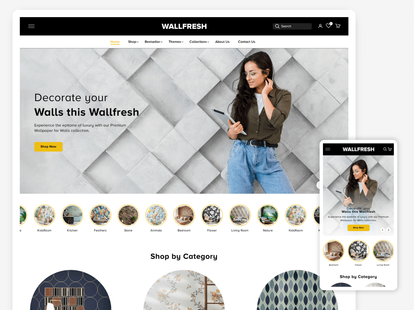 WallFresh - Premium Shopify Wallpaper Themes | Shopify 2.0 Theme