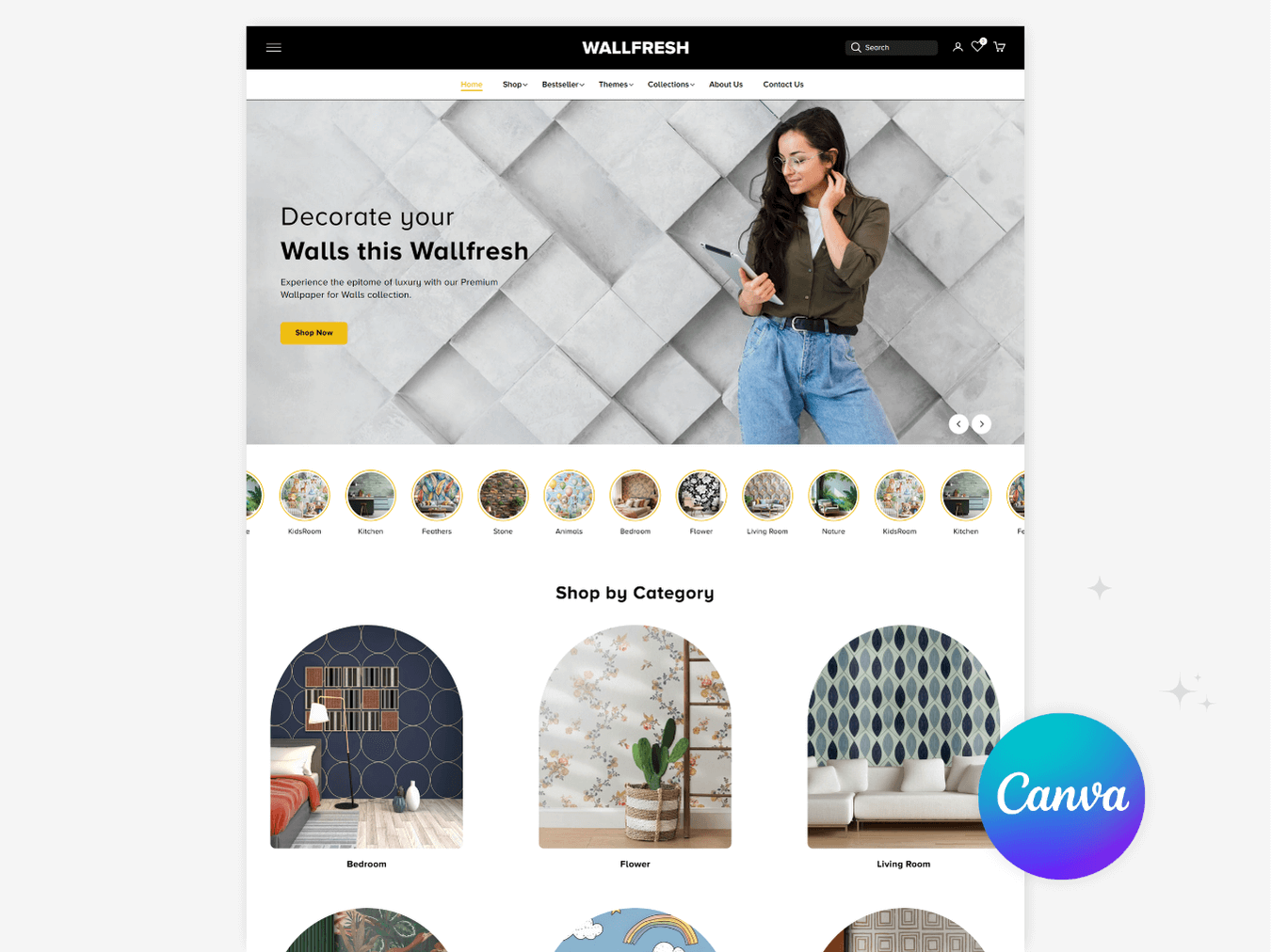 WallFresh - Premium Shopify Wallpaper Themes | Shopify 2.0 Theme