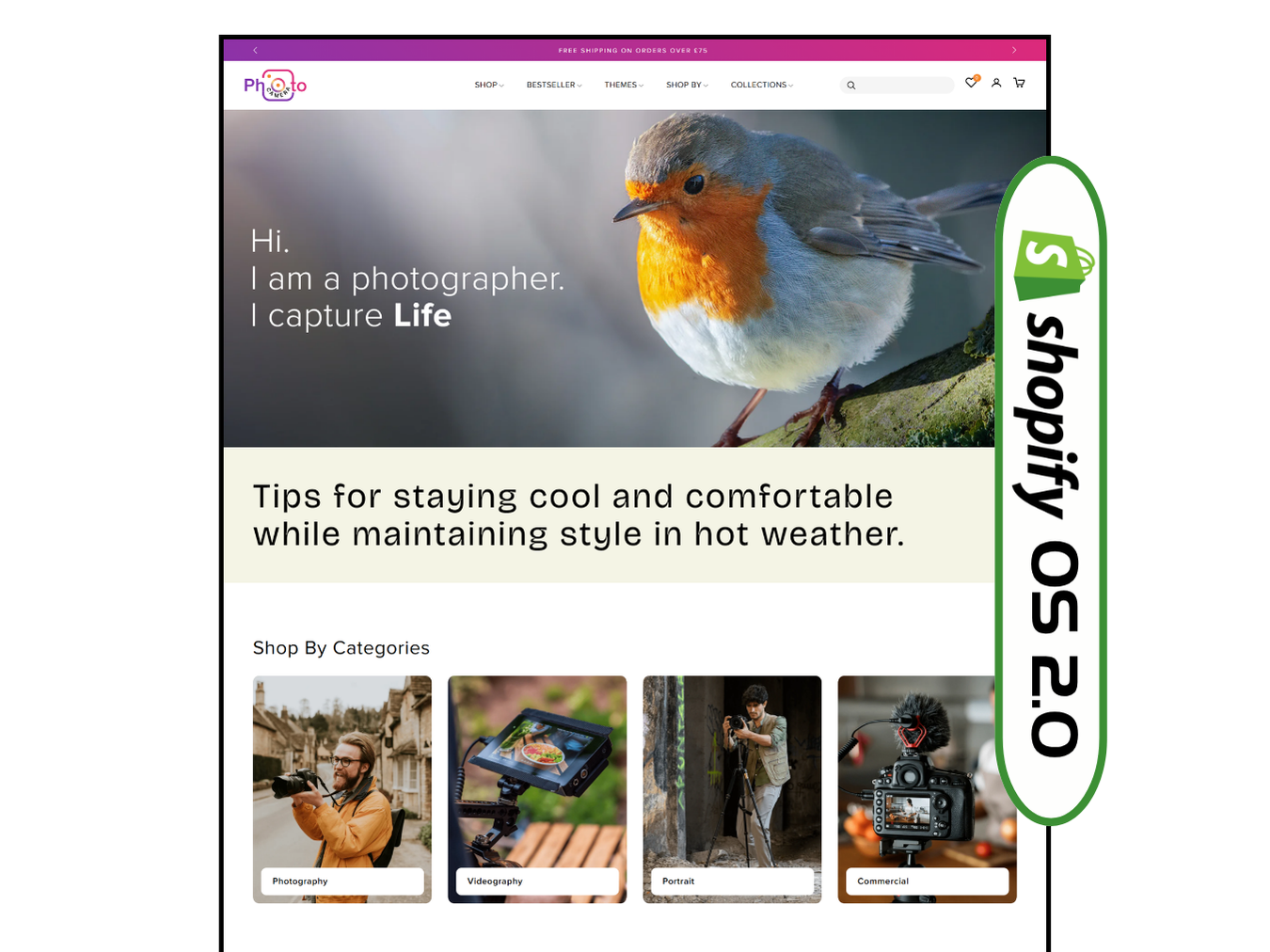 Photo Camera - Best Camera Store | Shopify 2.0 Theme