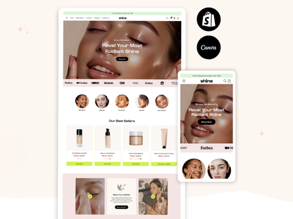 Shine - New Beauty Store | Shopify 2.0 Theme