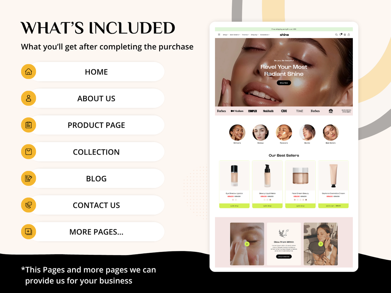 Shine - New Beauty Store | Shopify 2.0 Theme