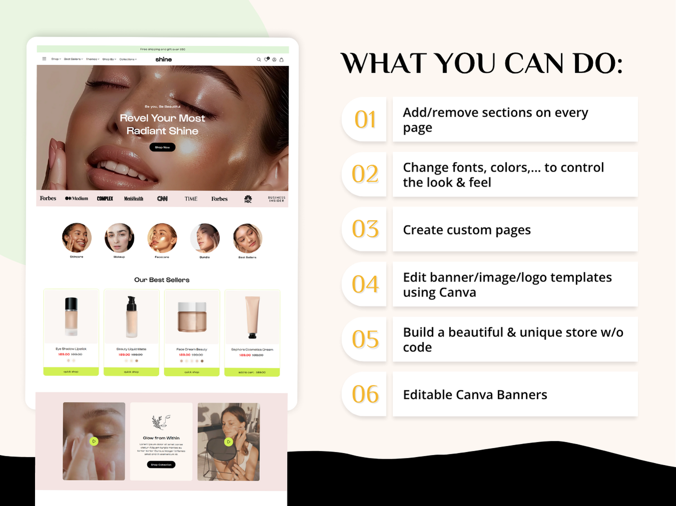 Shine - New Beauty Store | Shopify 2.0 Theme