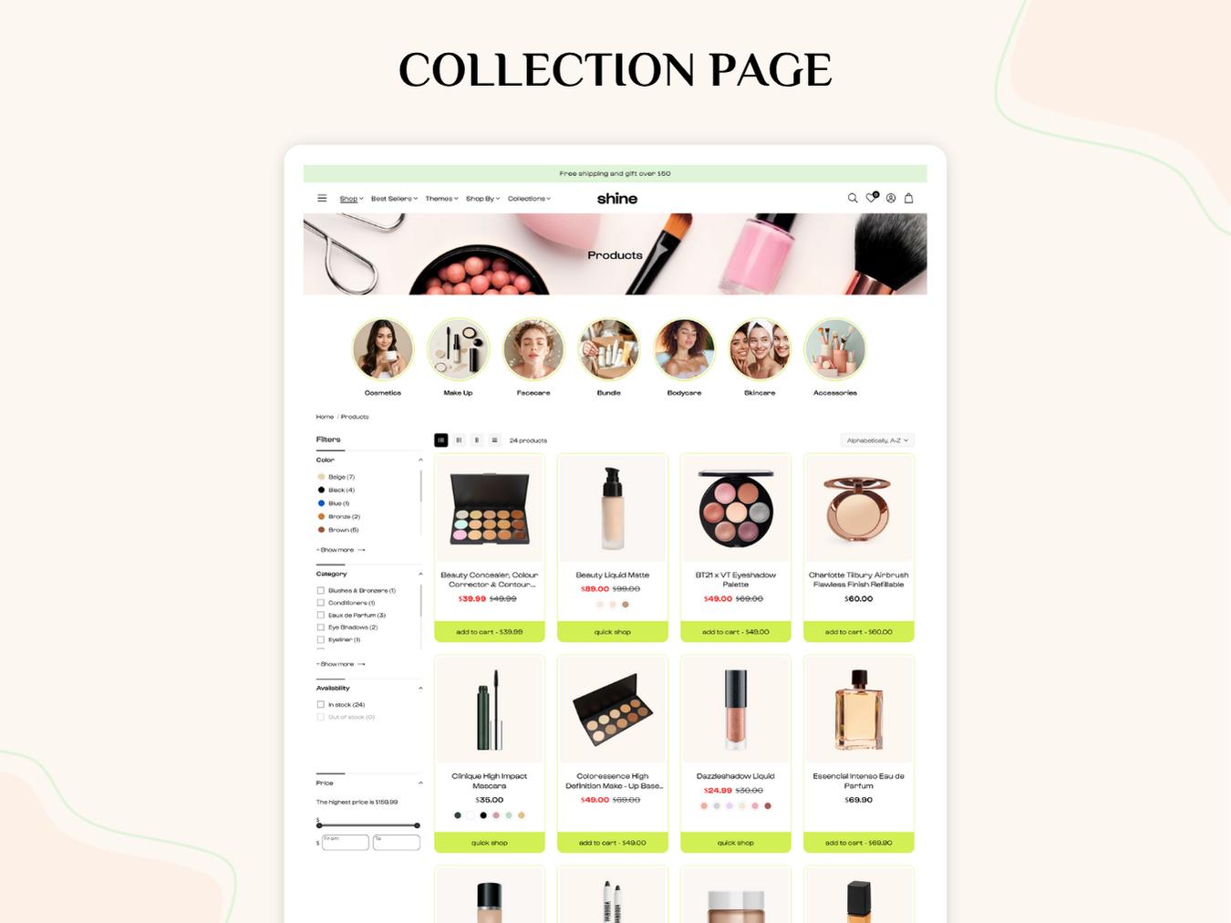 Shine - New Beauty Store | Shopify 2.0 Theme