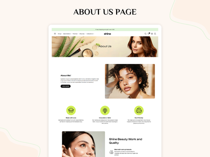 Shine - New Beauty Store | Shopify 2.0 Theme