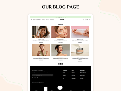 Shine - New Beauty Store | Shopify 2.0 Theme