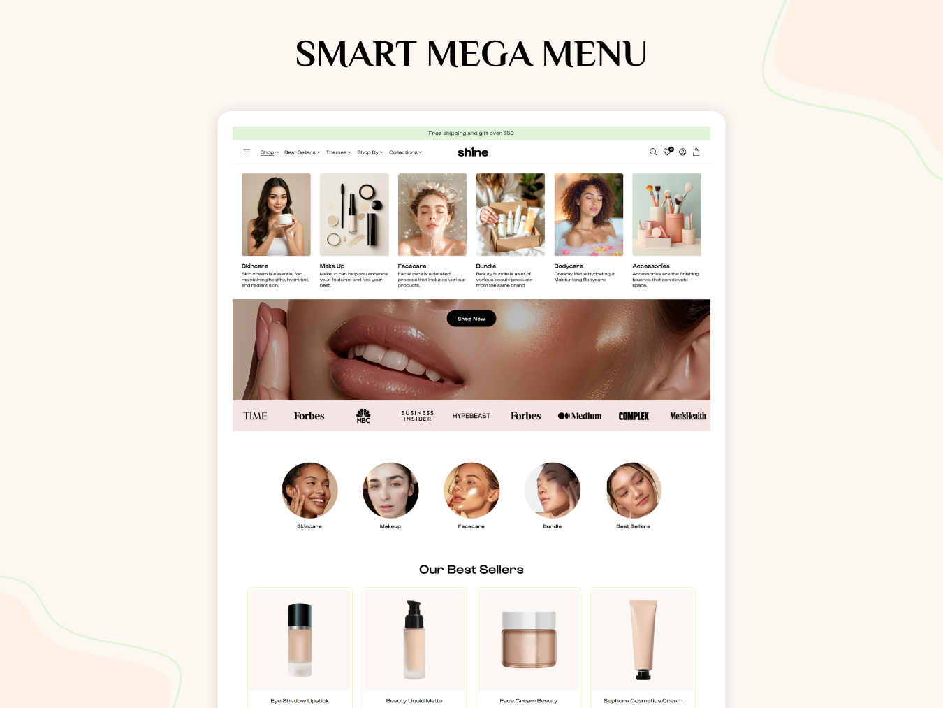 Shine - New Beauty Store | Shopify 2.0 Theme