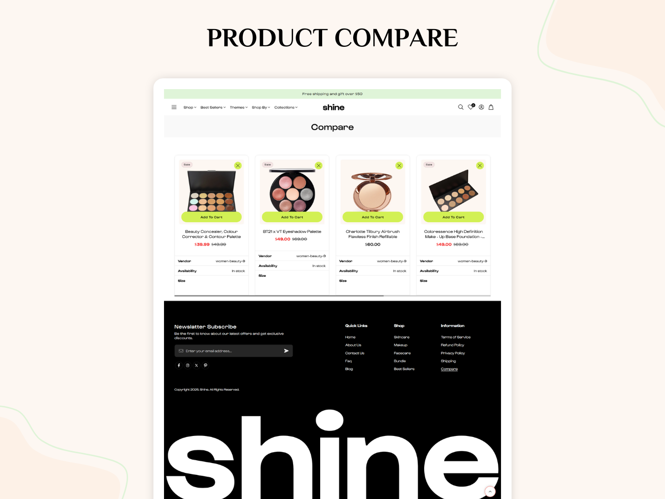 Shine - New Beauty Store | Shopify 2.0 Theme