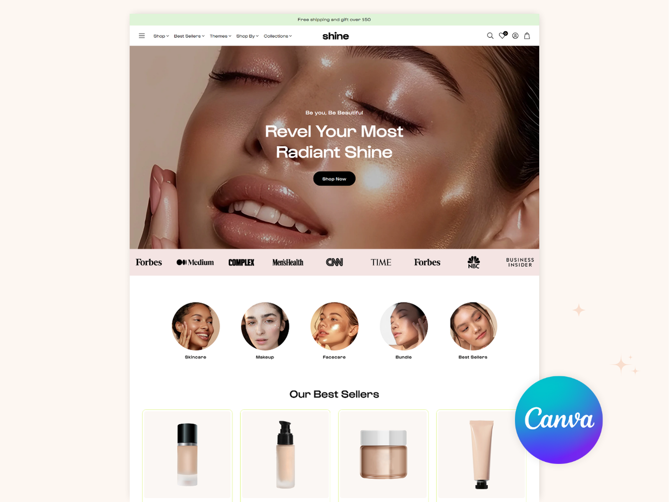 Shine - New Beauty Store | Shopify 2.0 Theme