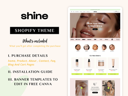 Shine - New Beauty Store | Shopify 2.0 Theme