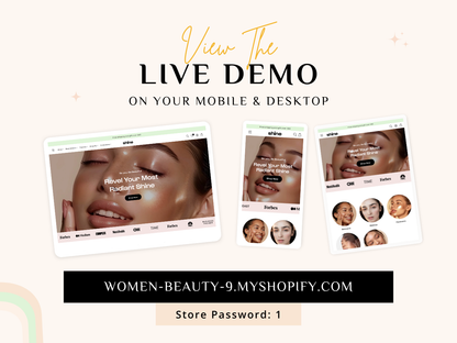 Shine - New Beauty Store | Shopify 2.0 Theme