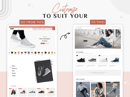 Sports Shoes & Footwear Shoes | Shopify 2.0 Theme