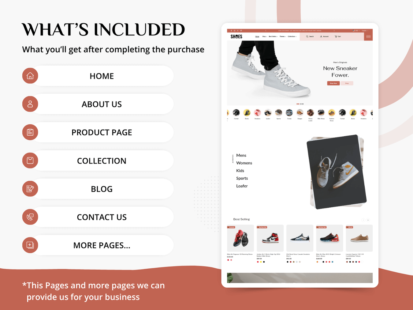 Sports Shoes & Footwear Shoes | Shopify 2.0 Theme